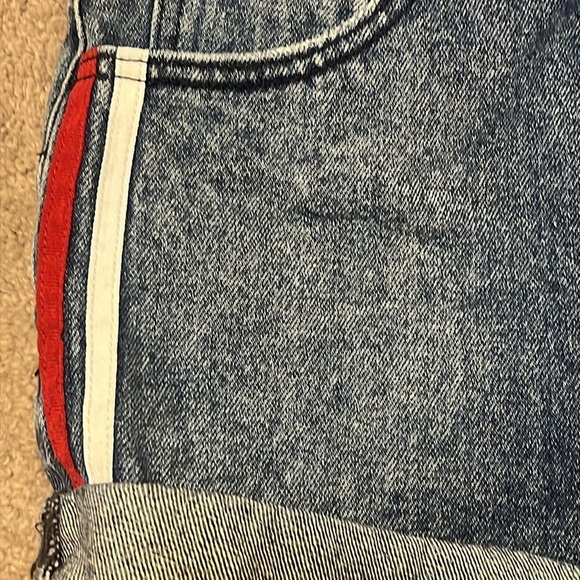 One Teaspoon High Waist Bandit Denim Shorts Size 31 - Picture 12 of 12